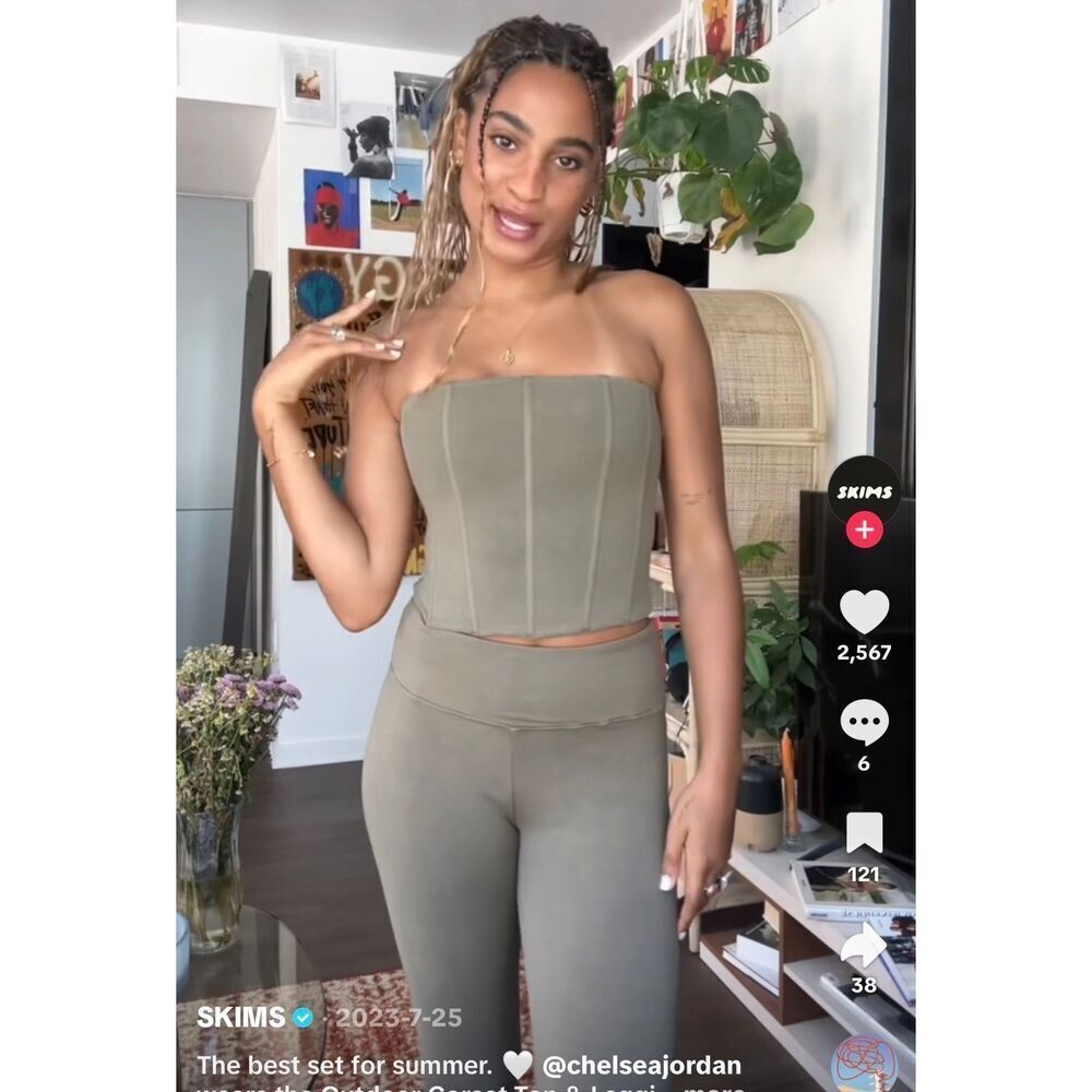 SKIMS Outdoor Corset Tube Tank Top